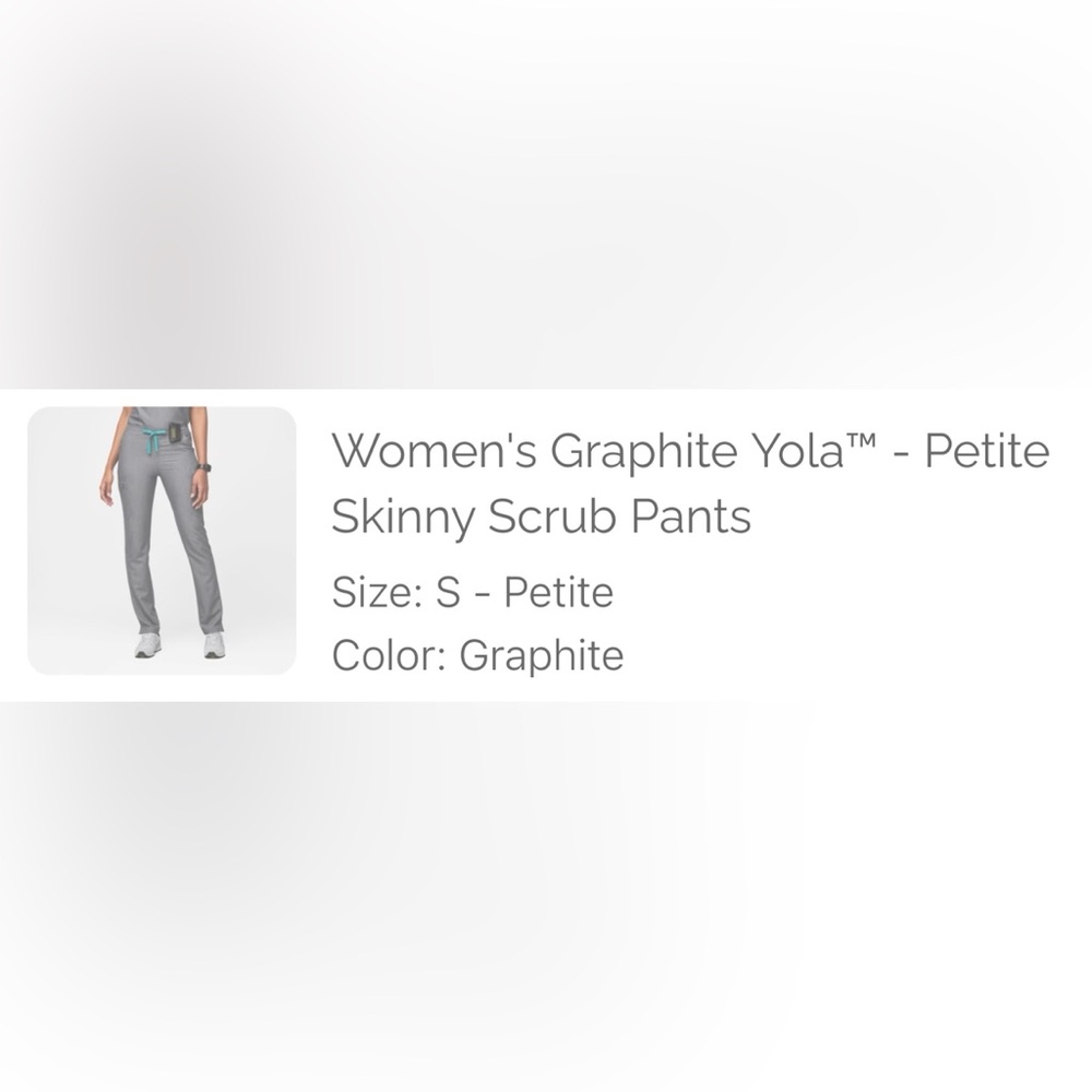 Women's Graphite Skinny Scrub Pants
